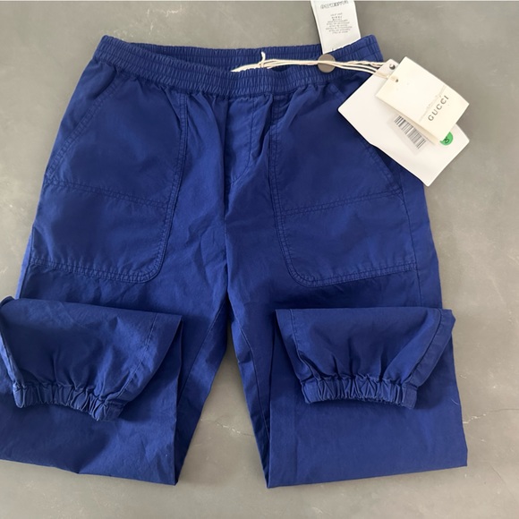 Gucci Boys Royal Blue Joggers / New w/Tags / Size 8 - Picture 2 of 6